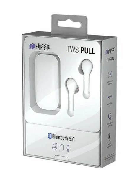 Наушники HIPER TWS Pull беспроводные | отзывы