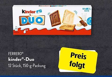 Ferrero Kinder Duo Angebot Bei Aldi S D Prospekte De