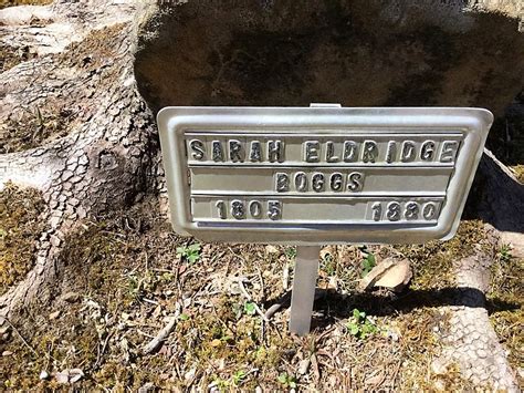 Sarah Margaret Sally Eldridge Boggs Memorial Find A Grave