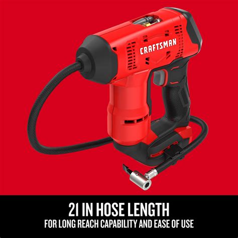 Craftsman V20 Cordless High Pressure Inflator Tool Only Craftsman