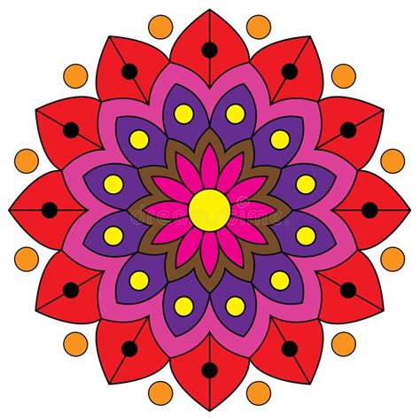 Mandala Vector Art Icons And Graphics Stock Vector Illustration Of