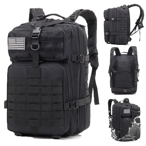 45L тактические походные рюкзаки Molle мужские водонепроницаемые ...