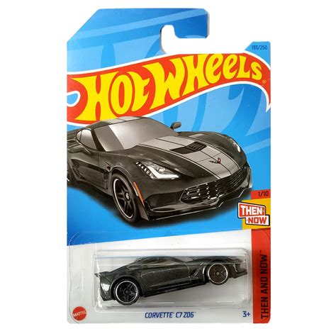 Masinuta Metalica Hot Wheels Corvette C7 ZO6 1 64 Negru EMAG Ro