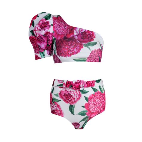 Nur Karaata Women S Pink Purple Rosabelle Bikini Set In Multi ModeSens