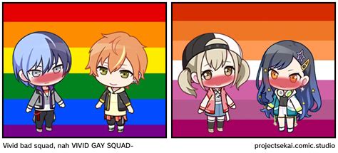 Vivid Bad Squad Nah Vivid Gay Squad Comic Studio