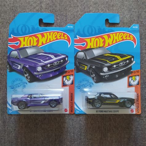 Hot Wheels Ford Mustang Coupe MUSCLE MANIA Shopee Malaysia