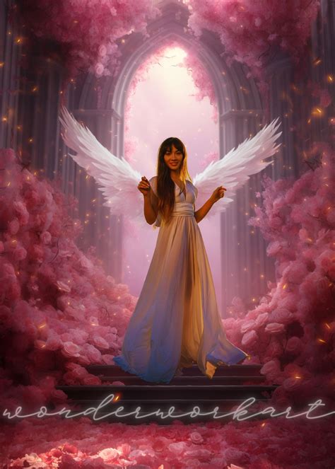 Heavens Gate Angel Wings Backdrop Stairway To Heaven Digital Etsy