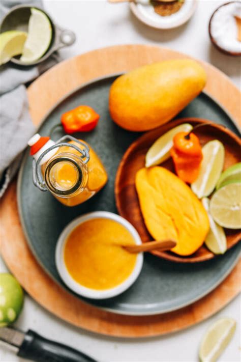 Zesty Mango Habanero Hot Sauce Minimalist Baker Recipes