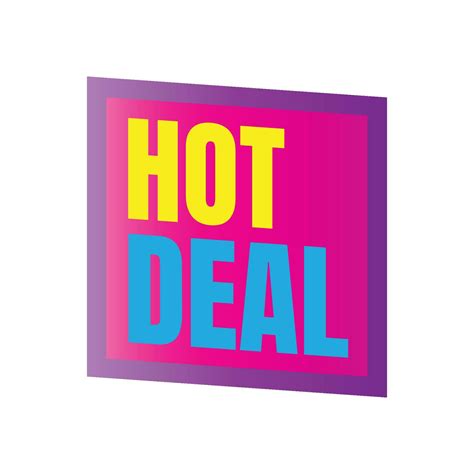 caliente acuerdo promocional vector firmar, grandioso acuerdo