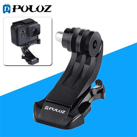 Puluz Black Vertical Surface J Hook Buckle Mount For Gopro Hero