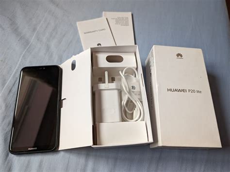 Huawei P20 Lite Mobile Phone Boxed Complete Used Ebay