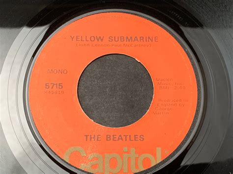 The Beatles Yellow Submarine Eleanor Rigby Mono Capitol Usa