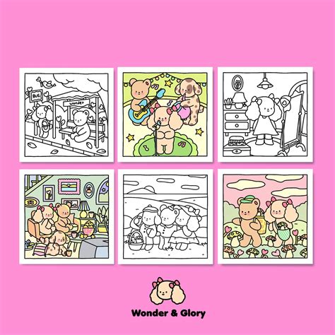 Comfy Days Coloring Book Pdf - Comfy Days Bundle Printable Coloring Book - Payhip