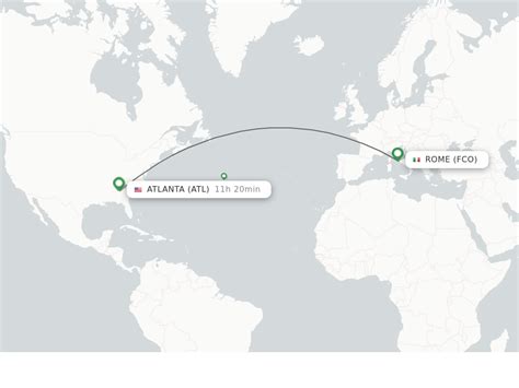 Direct Non Stop Flights From Rome To Atlanta Schedules