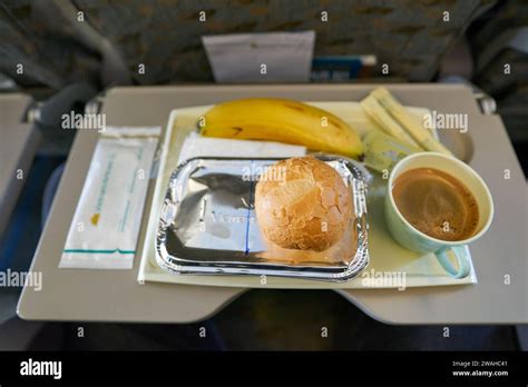 Ho Chi Minh City Vietnam March 24 2023 Meal Served In Economy Class Of Vietnam Airlines