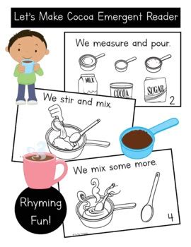Hot Chocolate Emergent Reader By Tip Top Printables TPT