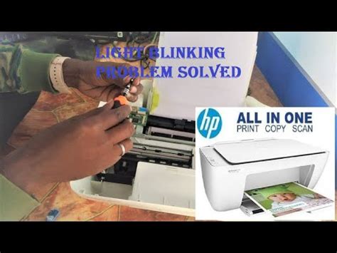 Hp Deskjet Printer 2137 2131 2332 Or 2130 Light Blinking Page Not