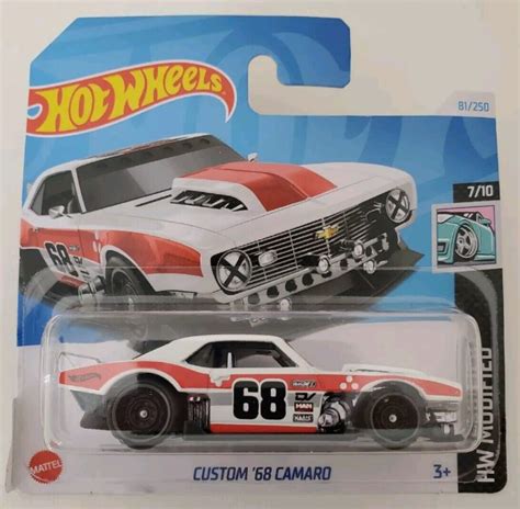 HOT WHEELS HTD30 CUSTOM 68 CAMARO 1 64 HOT WHEELS