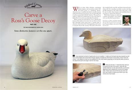 Carve A Rosss Goose Decoy Part One Wildfowl