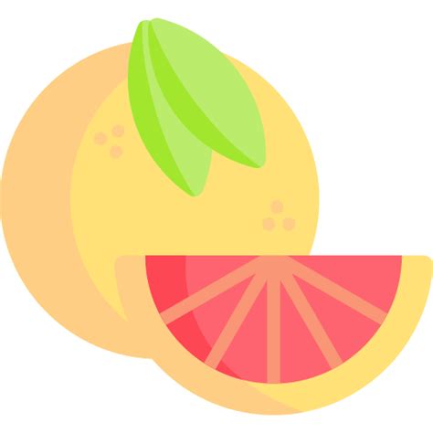 Texas Red Grapefruit Special Flat Icon