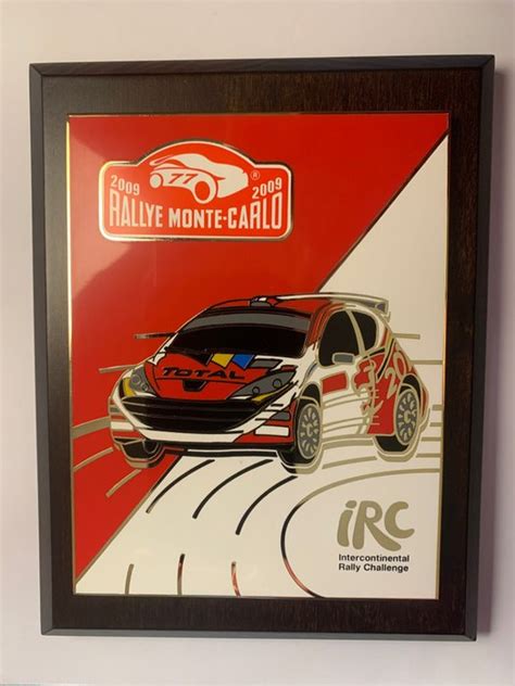 Plaque Maill E Me Dition Rallye Monaco Monte Carlo Catawiki