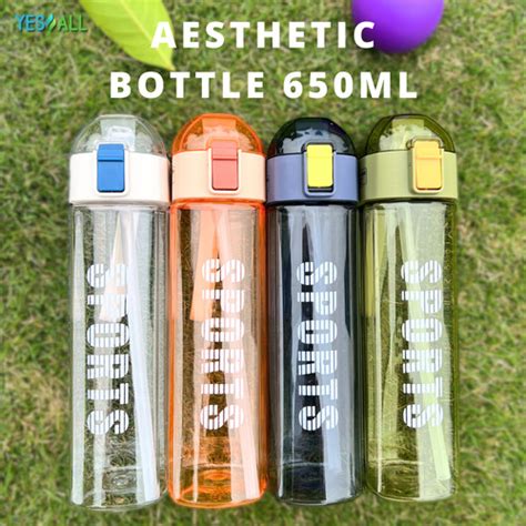 Jual Yesall Botol Minum Transparan Sh Ml Thumbler Bottle Bpa