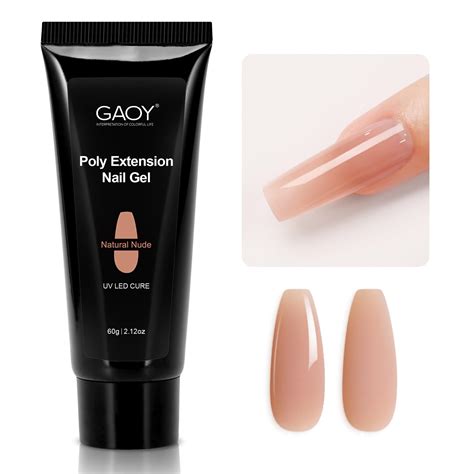Amazon Gaoy Poly Gel G Nail Extension Gel Natural Nude Builder Enhancement For