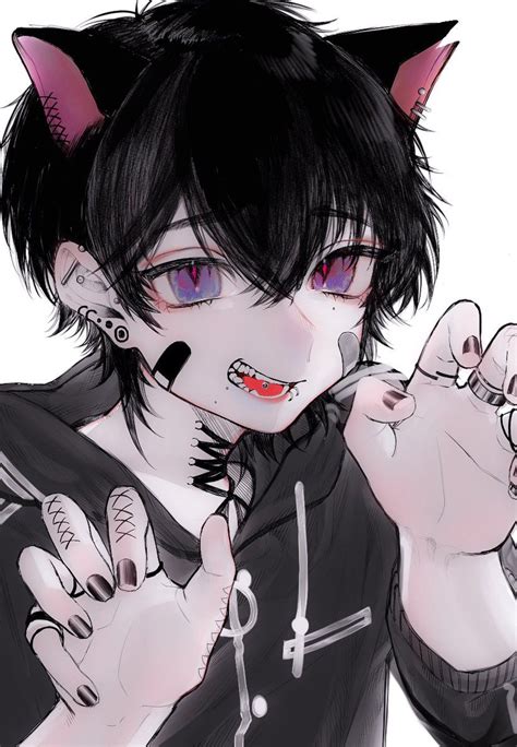 Goth Anime Boy Wallpaper