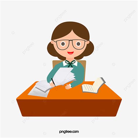 Desk Clerk PNG Empleado Administrativo Empleado Secretariado PNG Y