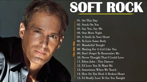 Michael Bolton Rod Stewart Air Supply Elton John Lobo Eric Clapton 🎶 Best Soft Rock Songs