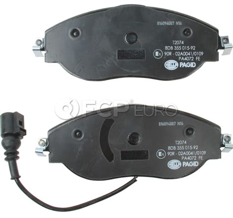 VW Brake Pad Set - Pagid 8V0698151C | FCP Euro