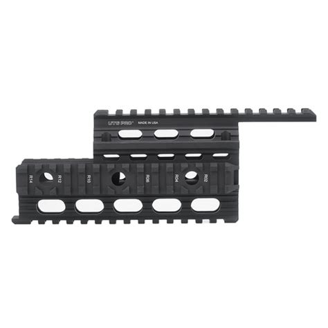 Utg Ak Handguard With Picatinny Rails Aluminum Black Mtu