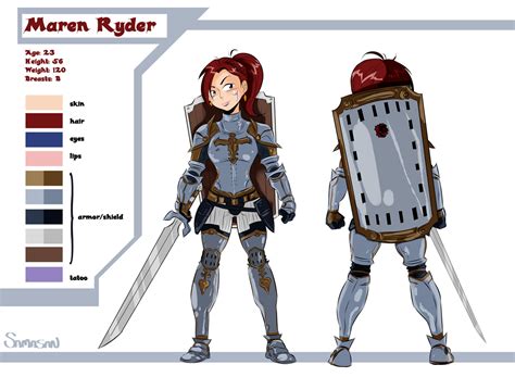 Maren Ryder SHEET Fantasy Outfit By Samasan Hentai Foundry