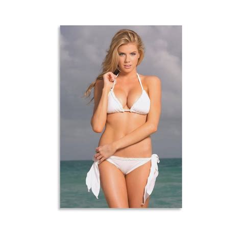 Charlotte McKinney Poster Sexy De Bikini Modelo Big Boobs Gifts Canvas Painting Poster