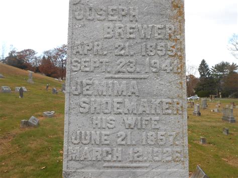 Jemima Shoemaker Brewer Homenaje De Find A Grave