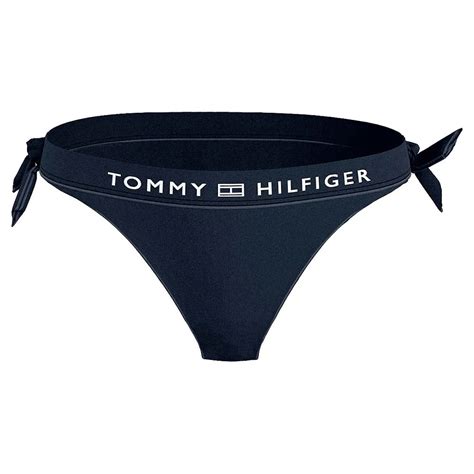 Tommy Hilfiger Side Tie Cheeky UW UW Bikini Bottom Blue Dressinn