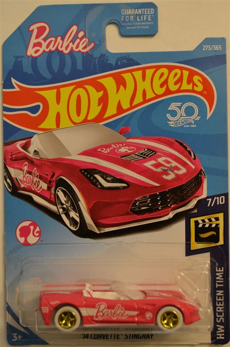 Hot Wheels 14 Corvette Stingray Pink 273 Custom Made With White Real