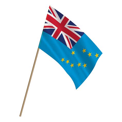 Isolated national flag of Tuvalu 23636356 PNG
