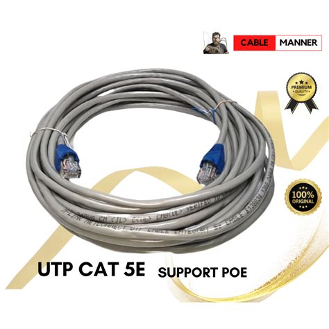 Jual Kabel Lan Cat E M M Eceran Per Meter Plus Crimping Shopee