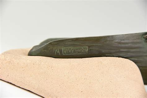 Art Deco Sculpture Male Nude Fisherman With Boat Deconamic