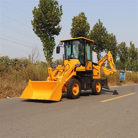 Sdjg Euro 5 EPA Chinese 4X4 Small Mini Digger Excavator Backhoe Loader