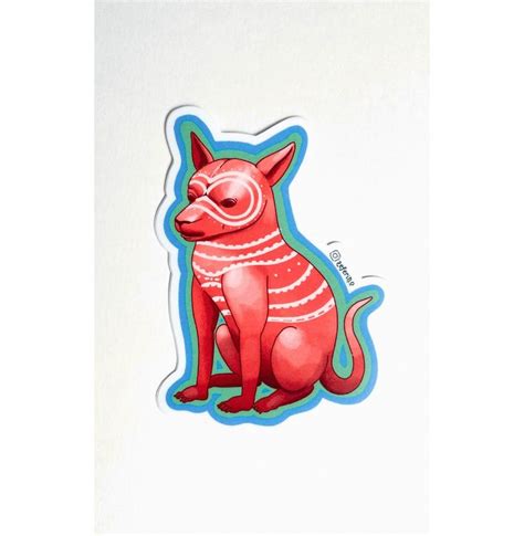 pack colima dog sticker etsy canada dog stickers mexican