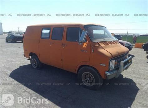 1975 Dodge Van B11ae5x113378 Bid History Bidcars