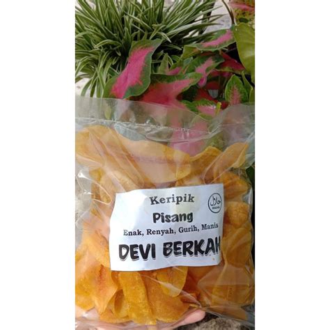 Jual Kripik Pisang Gurih Dan Manis Kemasan 250 Gr Shopee Indonesia