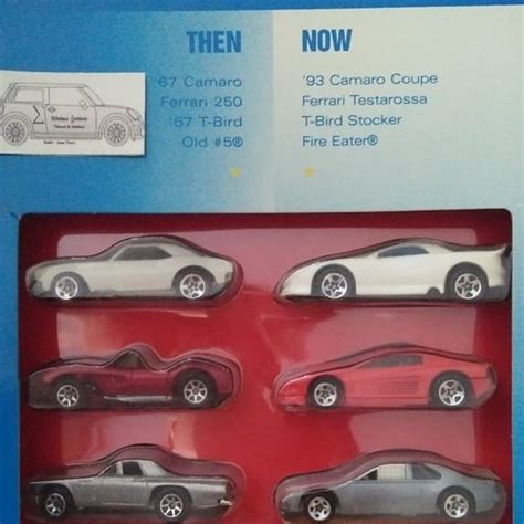 Jual Hot Wheels Then And Now Collection Ferrari Merah Box Jelek Camaro Kota Kediri