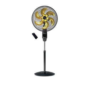 Ventilador De Coluna Mallory Chronos Cm Preto E Dourado V