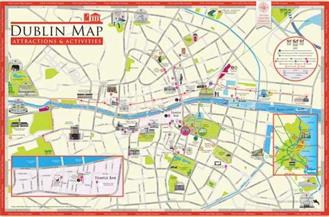 Mapas De Dublín Mapa Turístico De Dublín