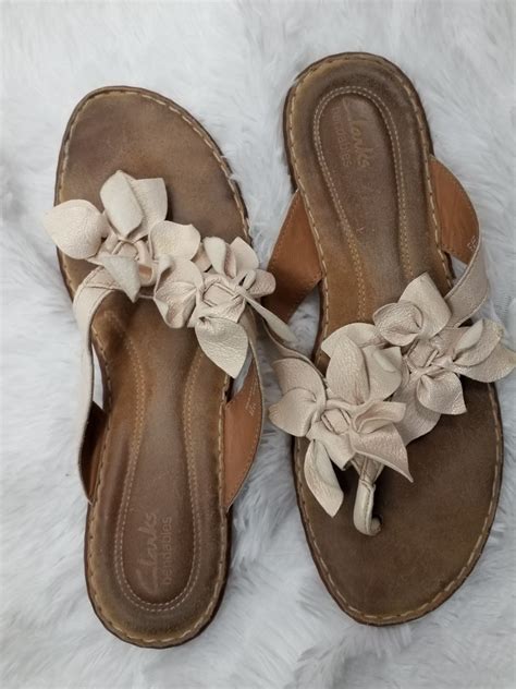 Clarks Bendables Flower Sandals Size 10m Mercari Flower Sandals Sandals Clarks