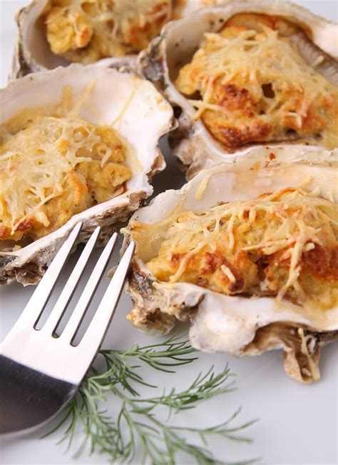 Baked oyster stock photo. Image of cooked, restaurant - 21760258