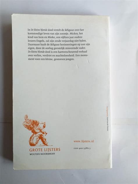 De Kleine Blonde Dood Buch Boudewijn 9789001558642 Boeken Bol